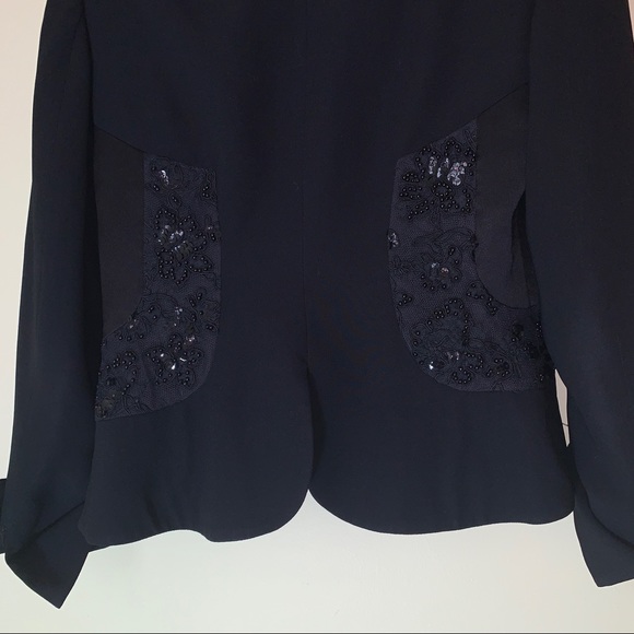 Travilla black beaded dress with jacket - Picture 8 of 9